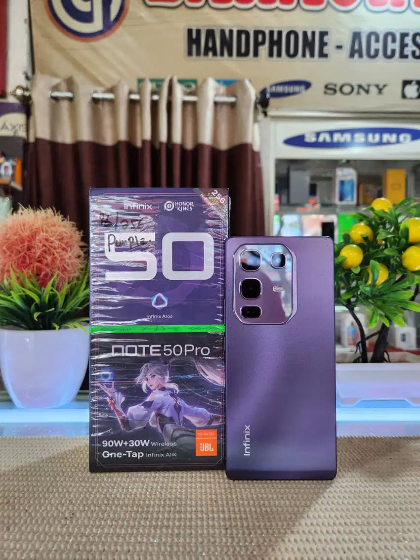Infinix Note 50 Pro Ram 8+8/ 256Gb Fullset Mulus 99% Pemakaian 1 Bulan