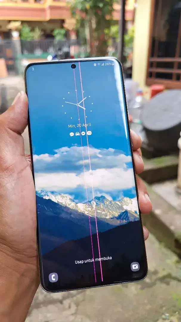 Lcd Samsung S20 Ultra ori copotan