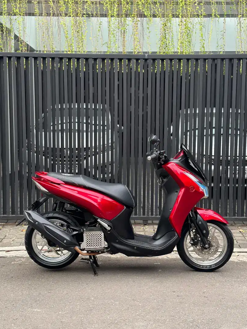 Yamaha Lexi Modif tahun 2019 Red Repain Red Candy