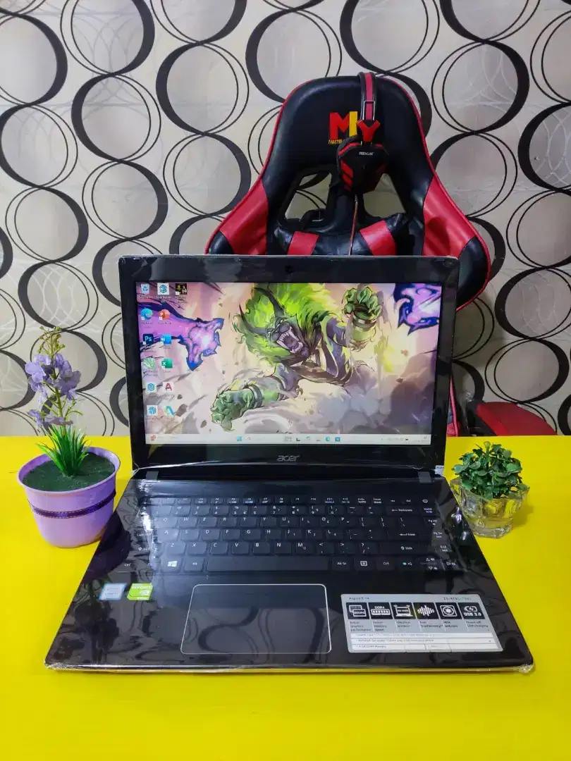 ACER E5-475G V2 [RAM 8GB + SSD 256Gb + DUAL VGA NVIDIA]