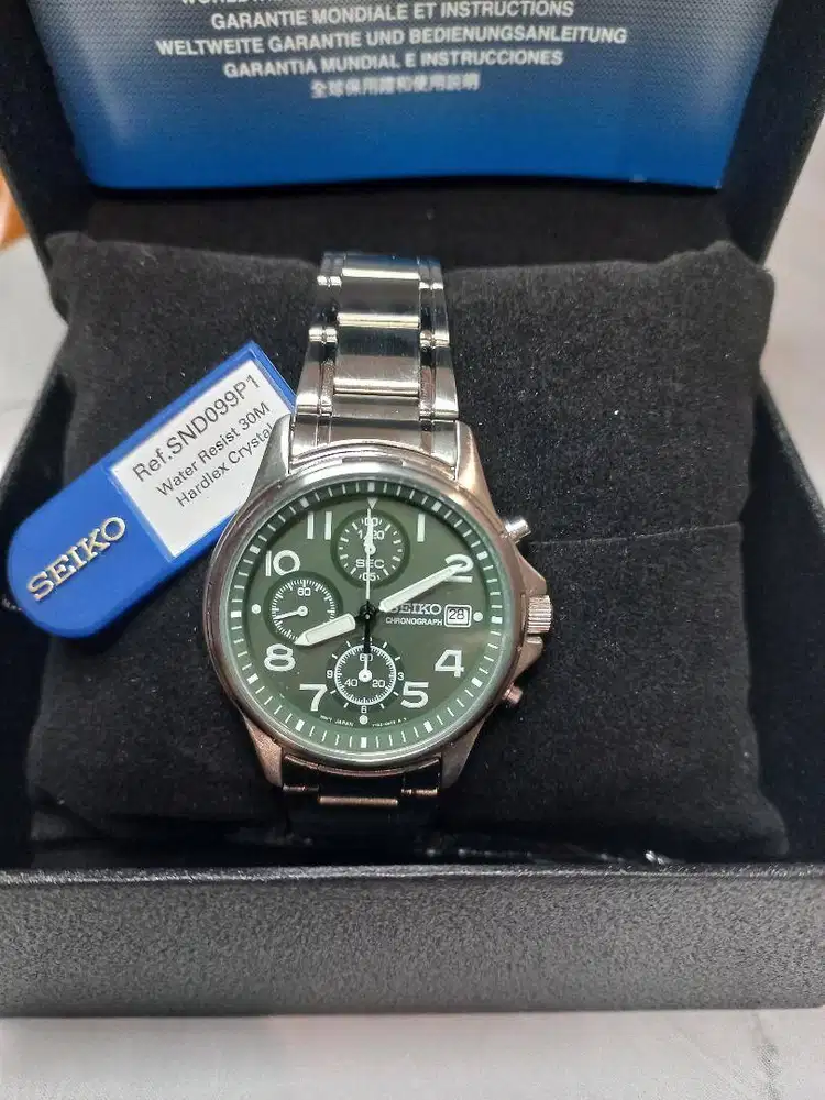 Seiko Green Dial Chronograph SND099 P1
