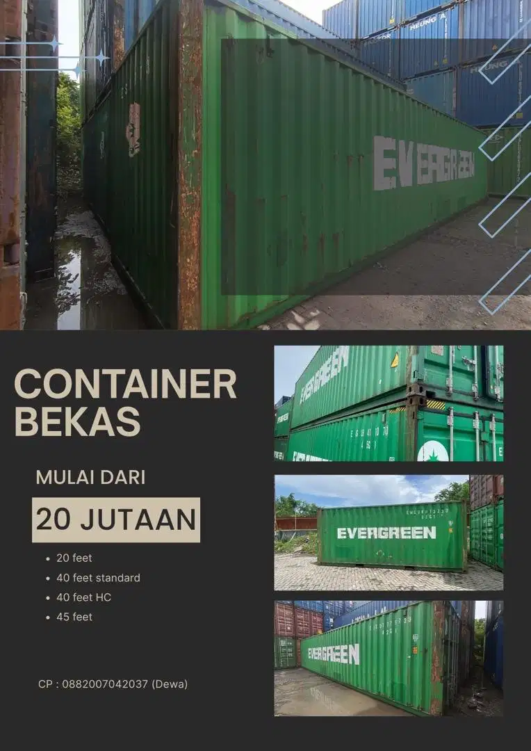 Container second/Kontainer bekas