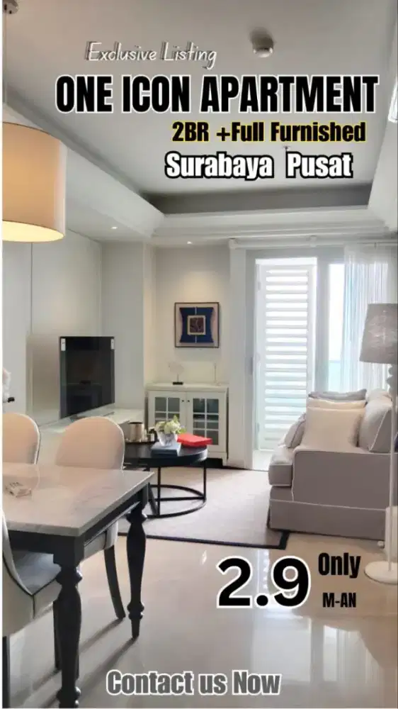 Dijual Apartement NEW GRESS One Icon lt 25 Full furnish Mewah ***