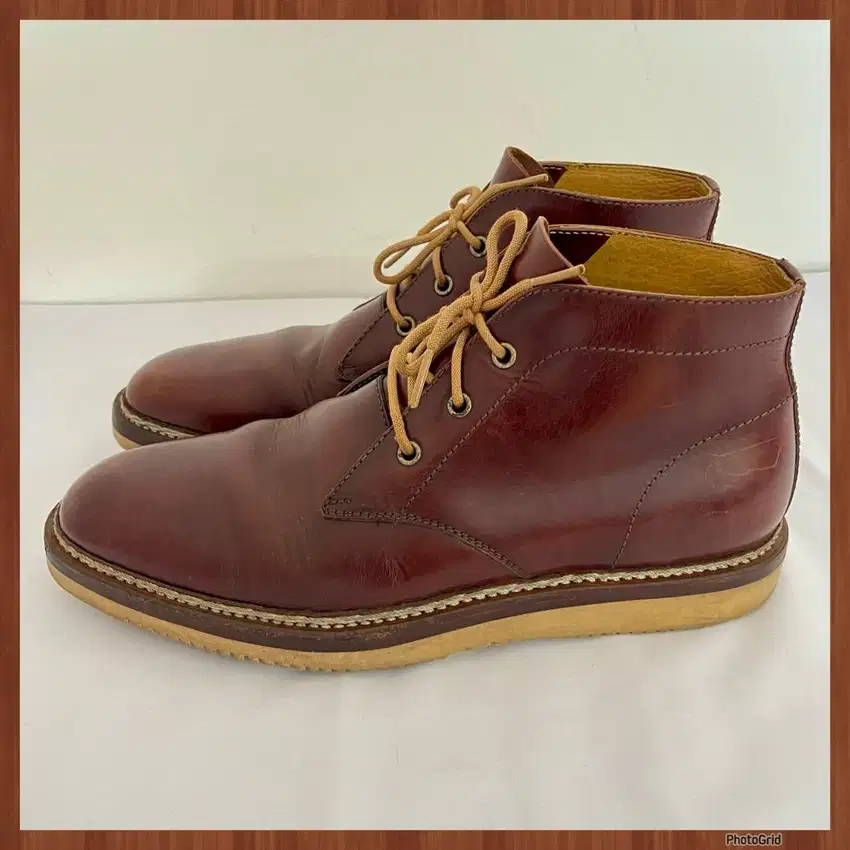 Net JUNKARD | Size 39 JUAL RUGI | Chukka Chromexcel Leather Boots Pria