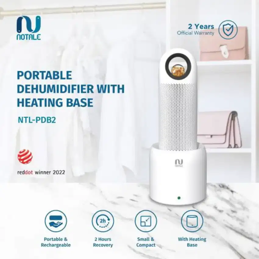 Portable Dehumidifier with Heating Base merk NOTALE