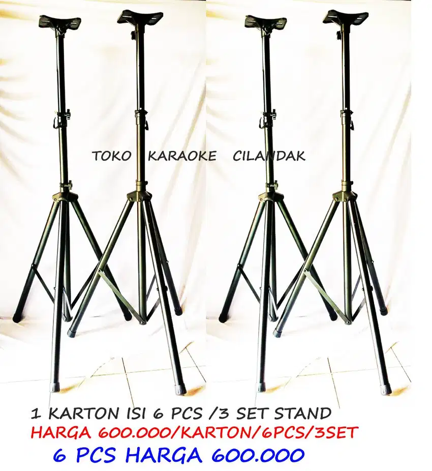 stand speaker harga 100rb minimal 6pcs