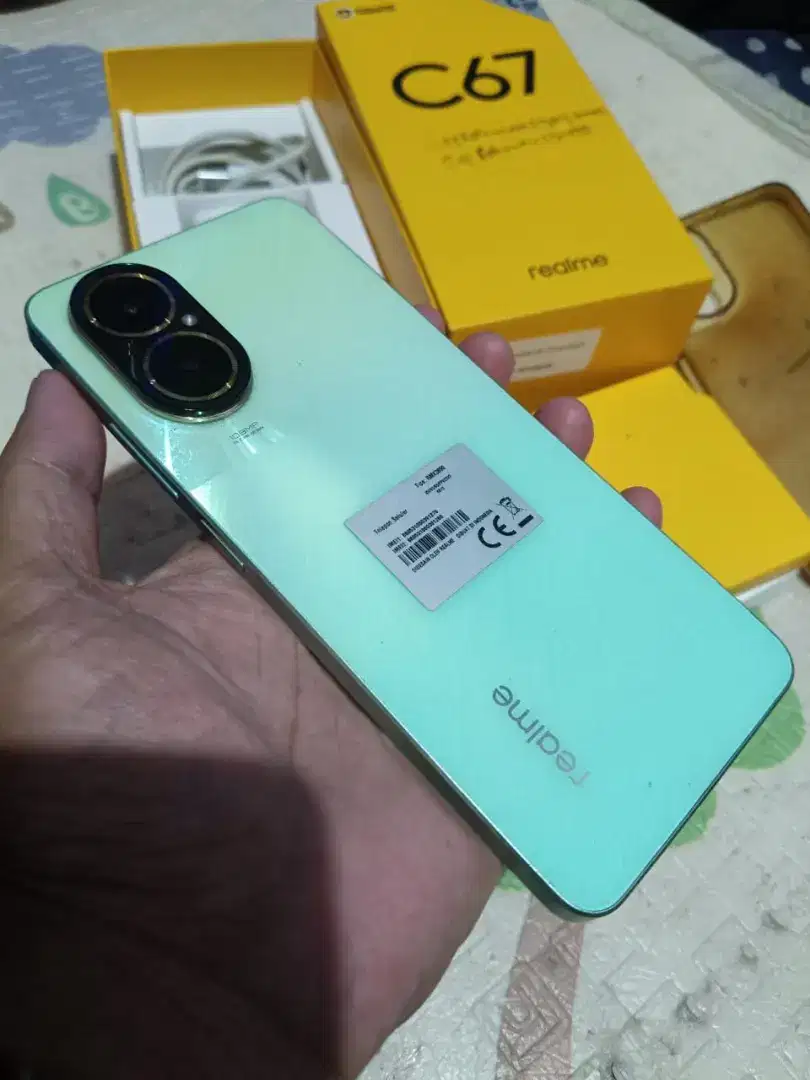 Realme c67 NFC 8+4/128 GB fullset no minus jual harga pas net gan.