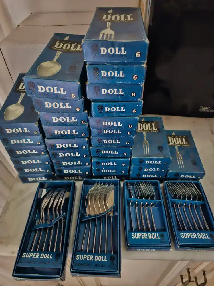 Dijual Sendok,  Garpu Makan dan Garpu kue Super Doll Original