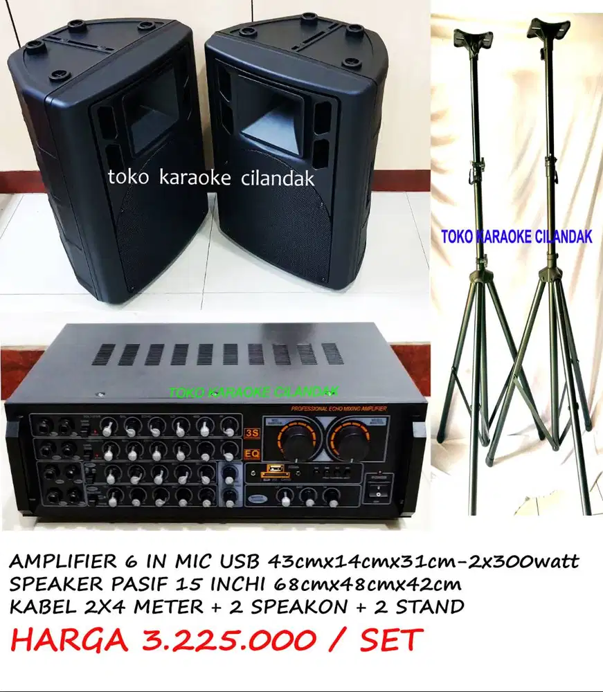 paket sound speaker 15in