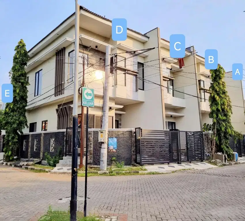 Rmh baru 2lt di Mulyosari dkt Sutorejo Bhaskara