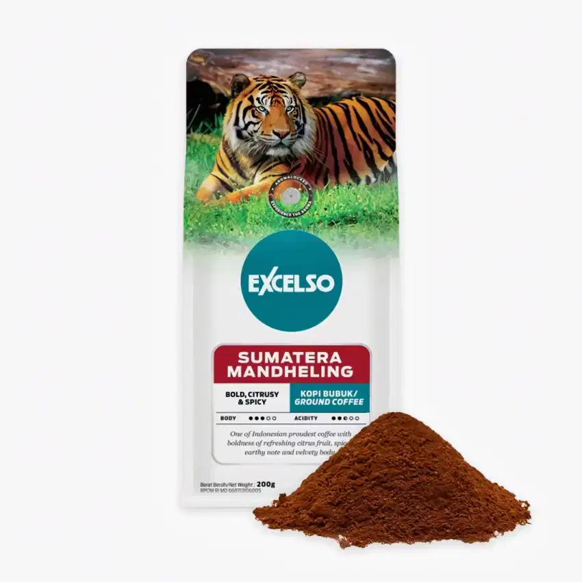 Excelso Sumatera Mandheling 200gr Kopi Bubuk