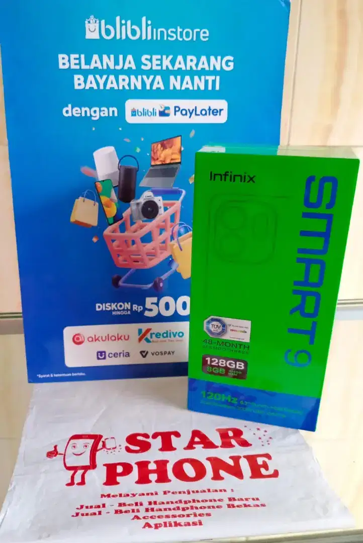 Infinix smart 9 4/128 new