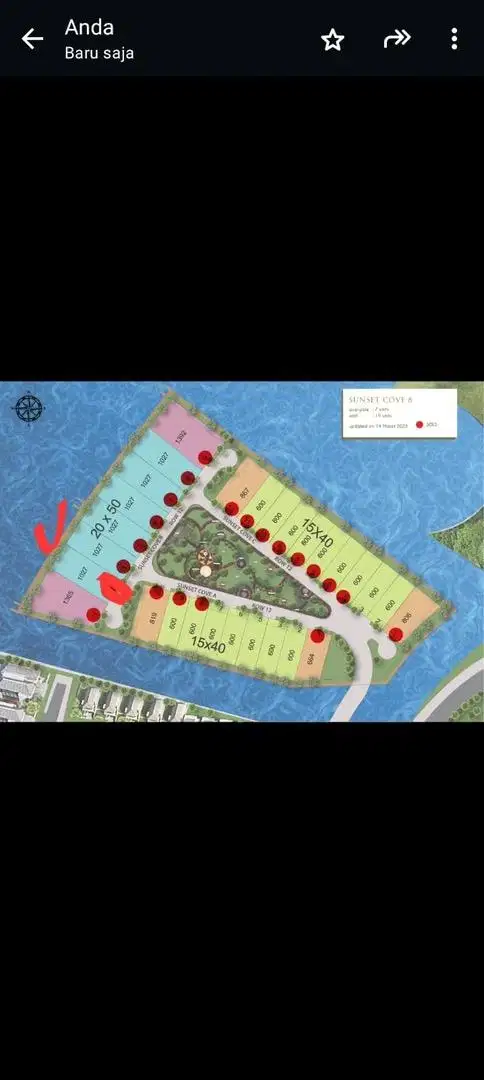 Di jual tanah kosong harga (negotiable) CPI makassar