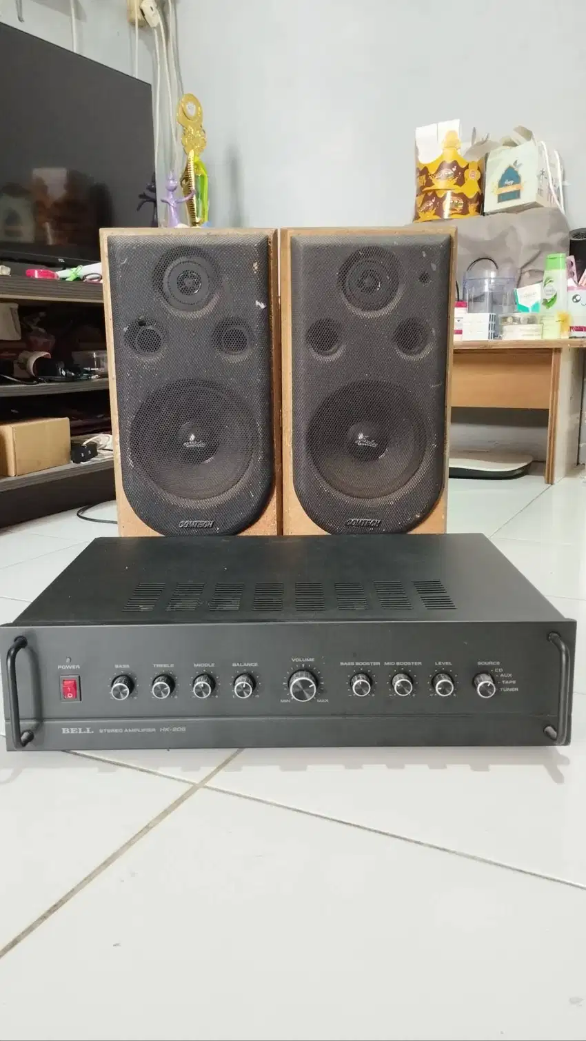 Power Amplifier Rakitan + Speaker