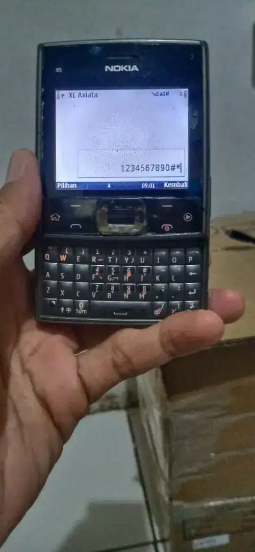 Jual Hp Nokia X5 normal fungsi Axis,XL langsung on