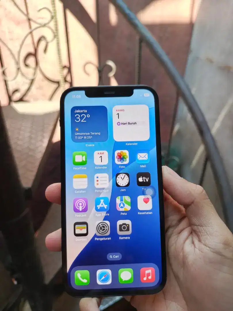 Iphone 12 fullset 228gb ex inter all operator