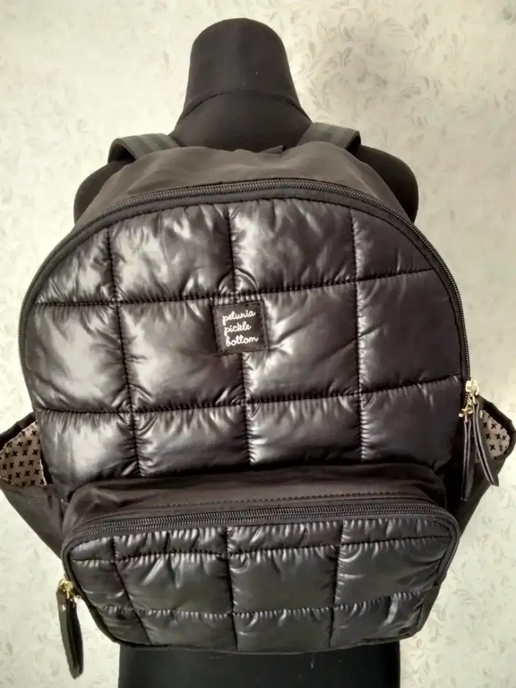 Tas ransel Petunia pickle botton hitam