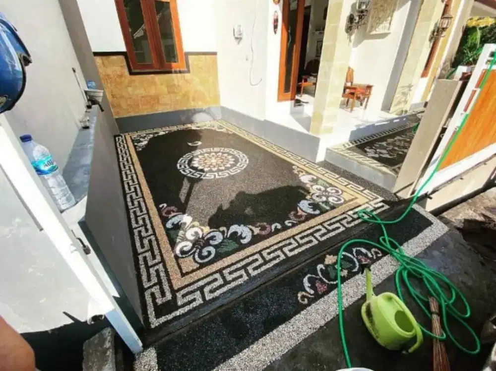 Batu koral sikat taman