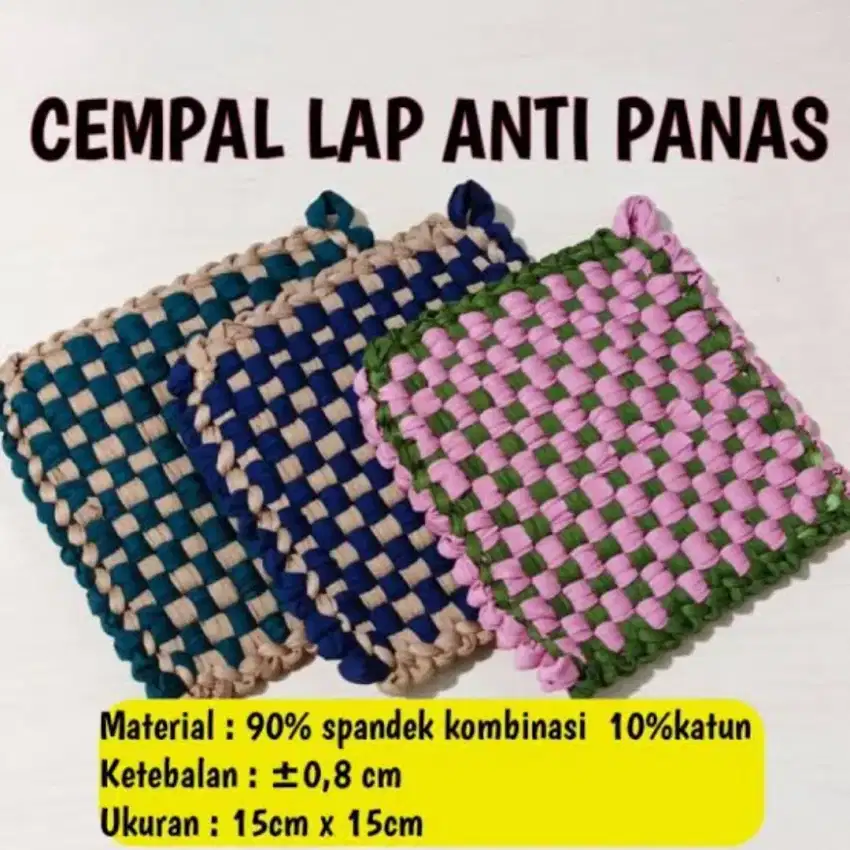 Lap Cempal Anyam / Lap Dapur