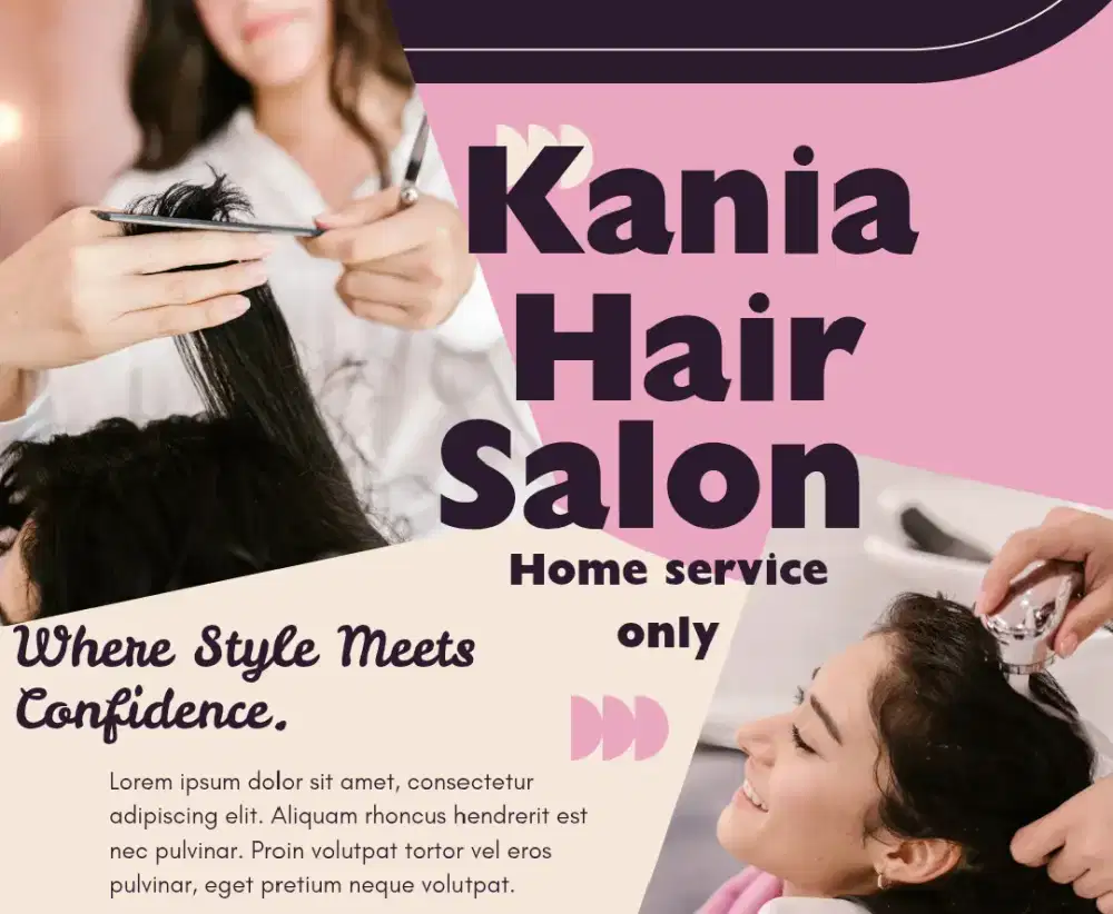 Terima home service salon wanita hijab dan non hijab promo free ongkir
