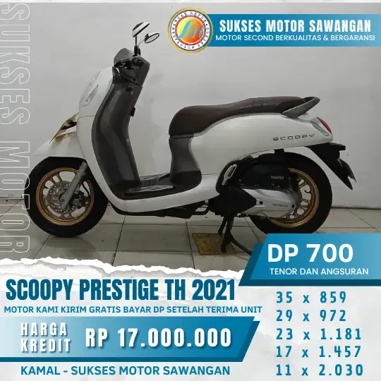 syarat ktp dan kk aja guys yuk order SCOOPY KEYLESS TH 2021 second