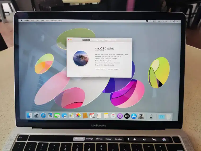 Macbook Pro 2020  TouchBar CTO Intel  Core i7/32/2TB A2251 Preloved