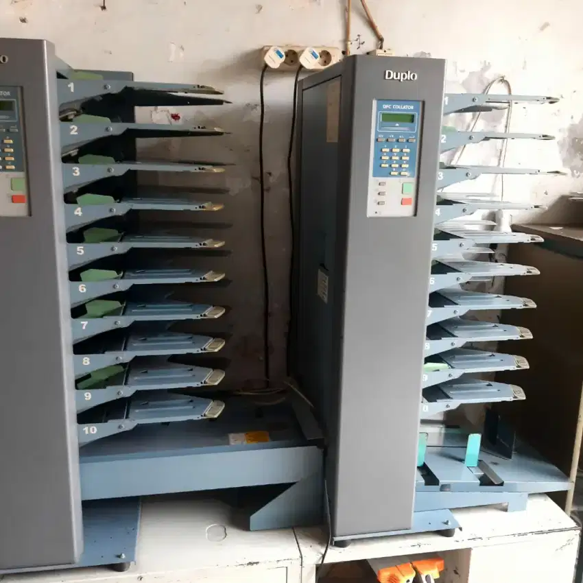 Mesin jilid Duplo DFC Collator 2 tower