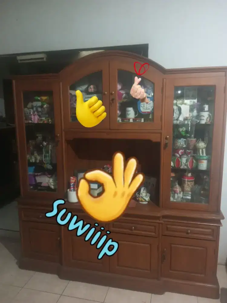 Di Jual Lemari Bufet kayu Jati Tua kwalitas Bagus