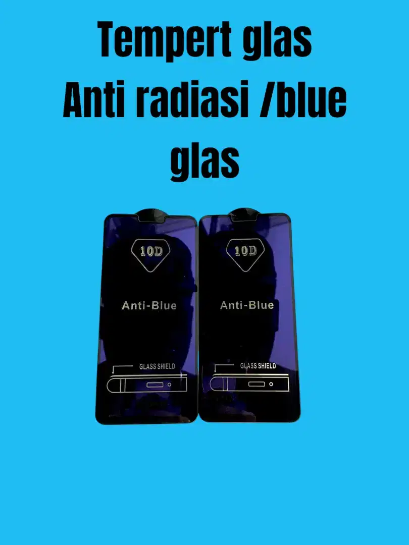 Tempert glas anti radiasi/blue glas vivo