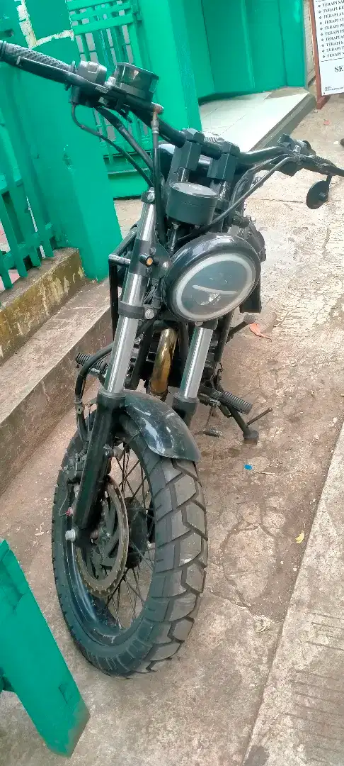 Motor custom  Yamaha scorpio buat yg hobby