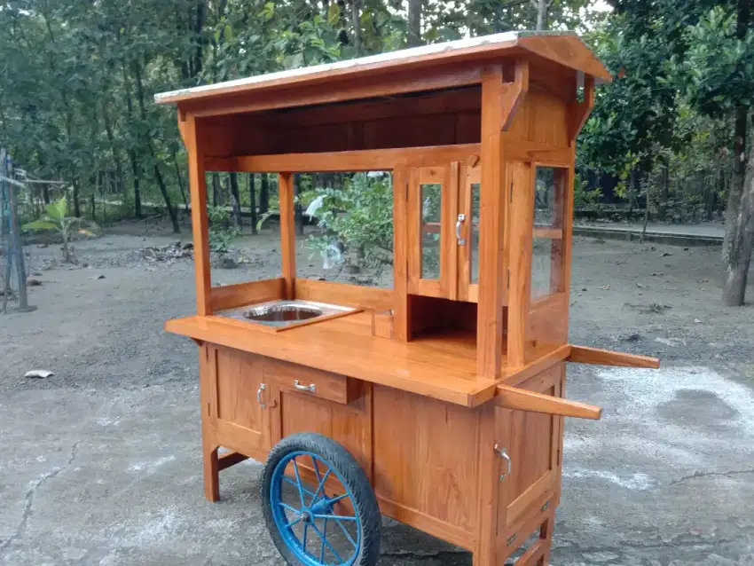 Gerobak Bakso 1tungku murah