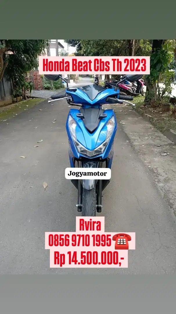Honda beat cbs th 2023 plat tangsel