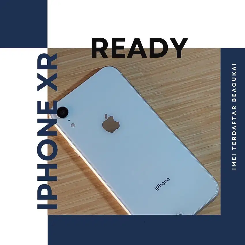 (NEGO TIPIS) Iphone XR 256GB White - New Inter