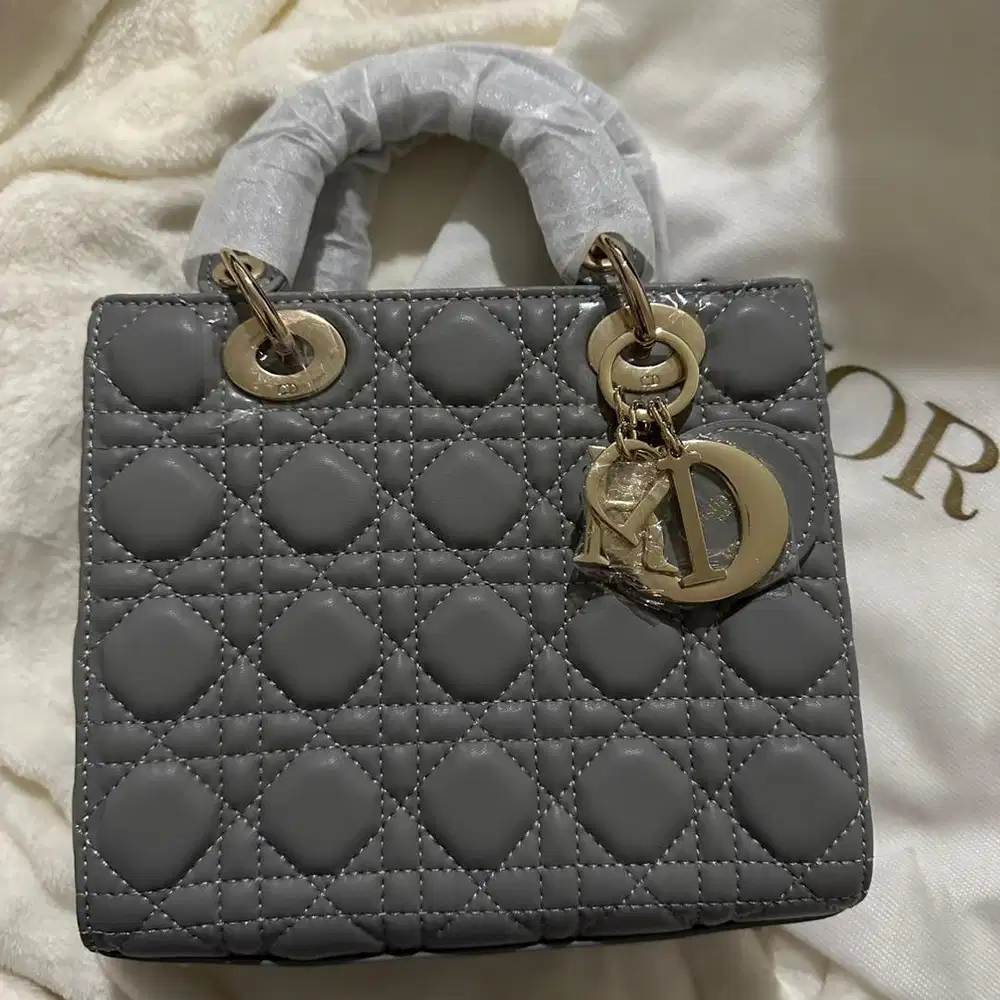 [New] Ladyy Diorrr Grey Hand Bag