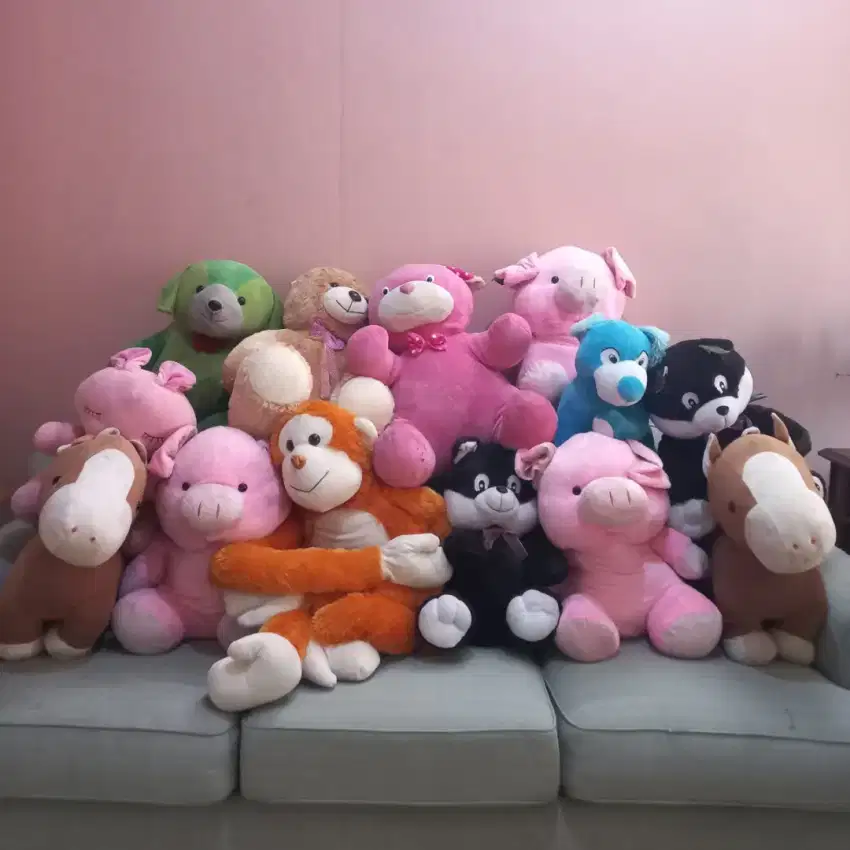 Boneka beruang jumbo dan macam2 boneka ex Timezone