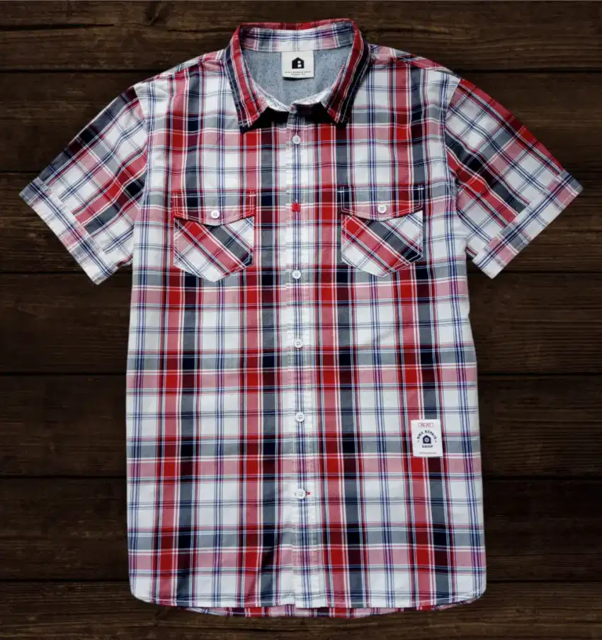 KEMEJA BEANPOLE DOBEL POKET SIZE : L (LD110 - 112,P72)