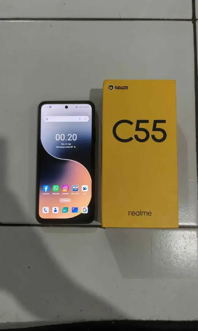 REALME C55 RAM 8/256 MULUS FULLSET