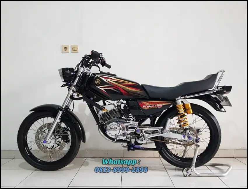 Yamaha RX King 2002 Hitam Restorasi Dan Full Modif Hedon