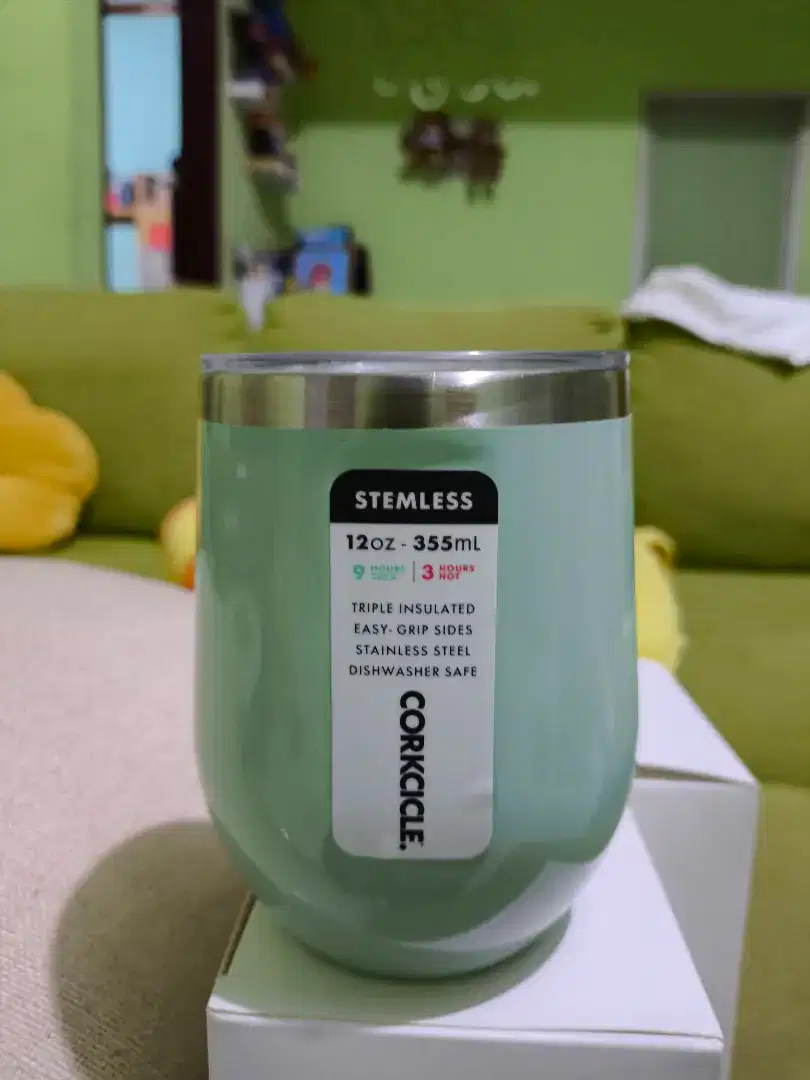 Corcicle Stemless 12 OZ Matcha