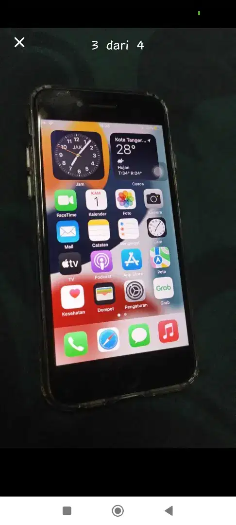 iphone 7/128 wrn hitam