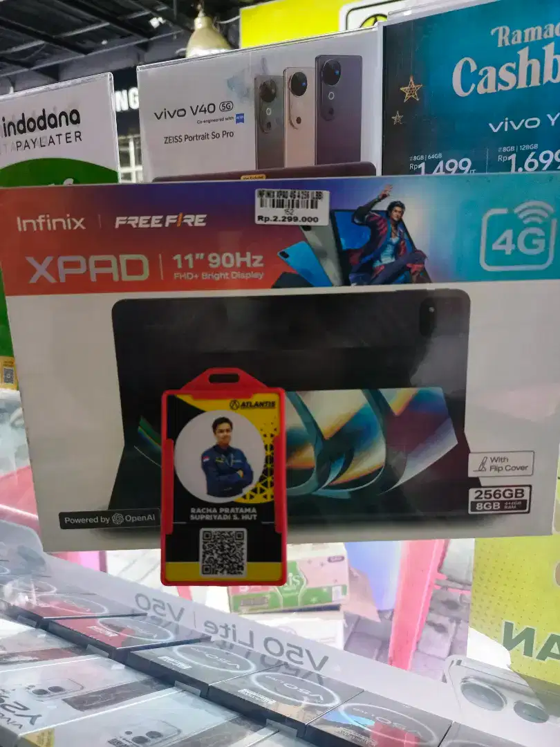 Infinix Tab XPAD 4G 4/256 ATLANTIS DAHSYAT