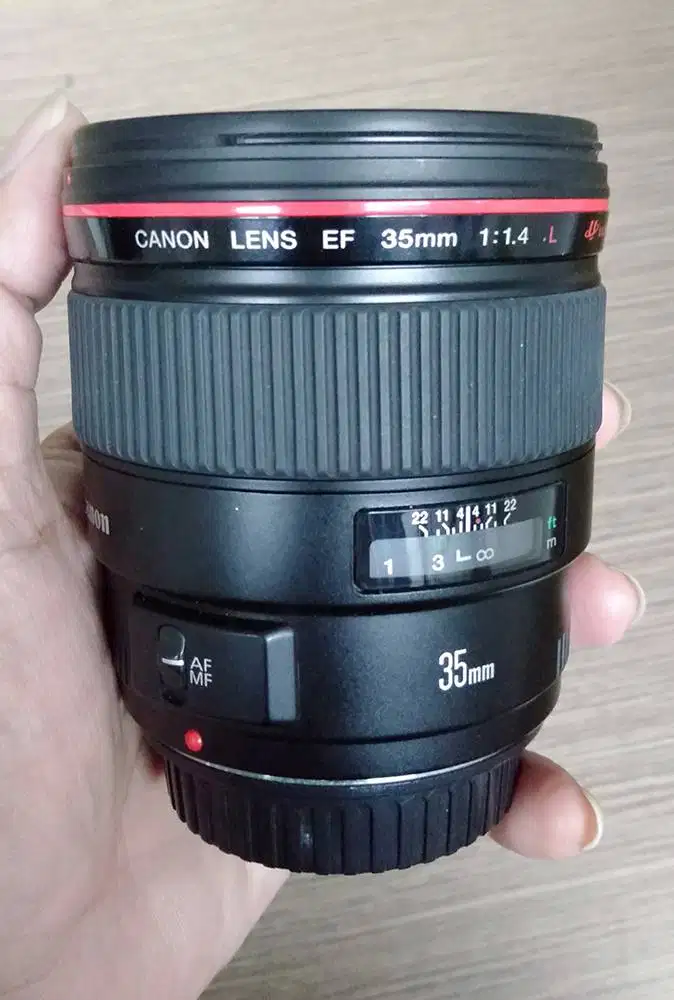 JUAL LENSA CANON EF 35MM F/1.4 L USM [lensa Full frame - 2nd]