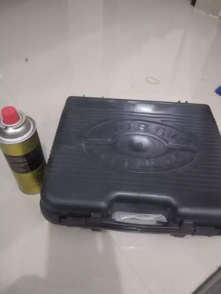 Kompor portable kotak plus gas