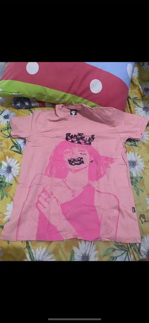Tshirt Kaos Lisa Pink Goodbyeex