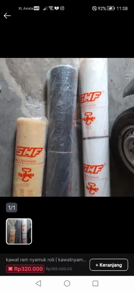 Kawat ram nyamuk jual per roll