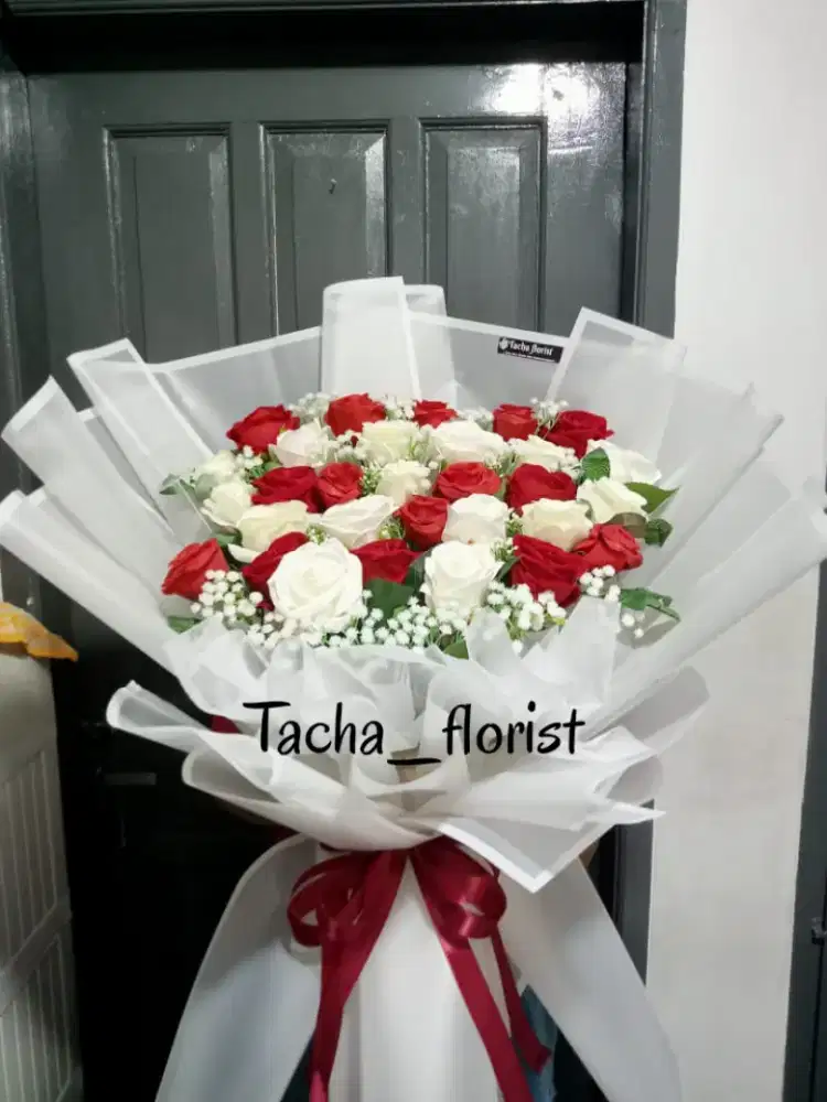 Buket bunga artificial / bunga palsu