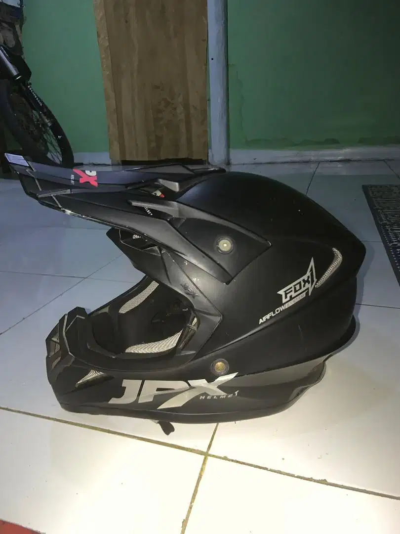 Helm JPX fox 1 hitam 100% original