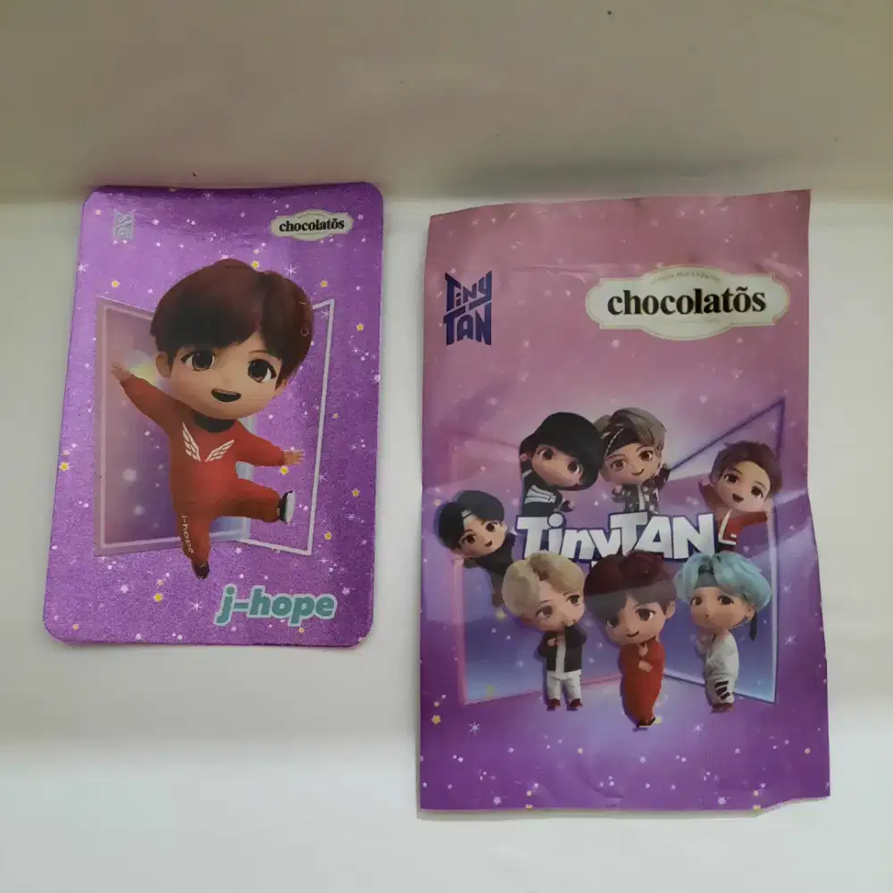 LIMITED EDITION: Photocard (PC) BTS BT21 Chocolatos Tiny Tan (per pcs)