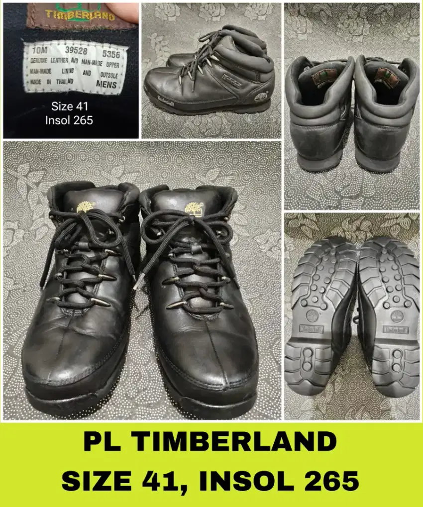 PL TIMBERLAND BOOTH SIZE 41