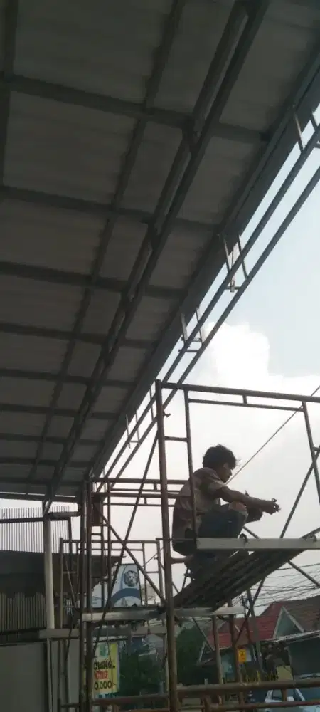 Kanopi las besi pagar tralis pintu kasa